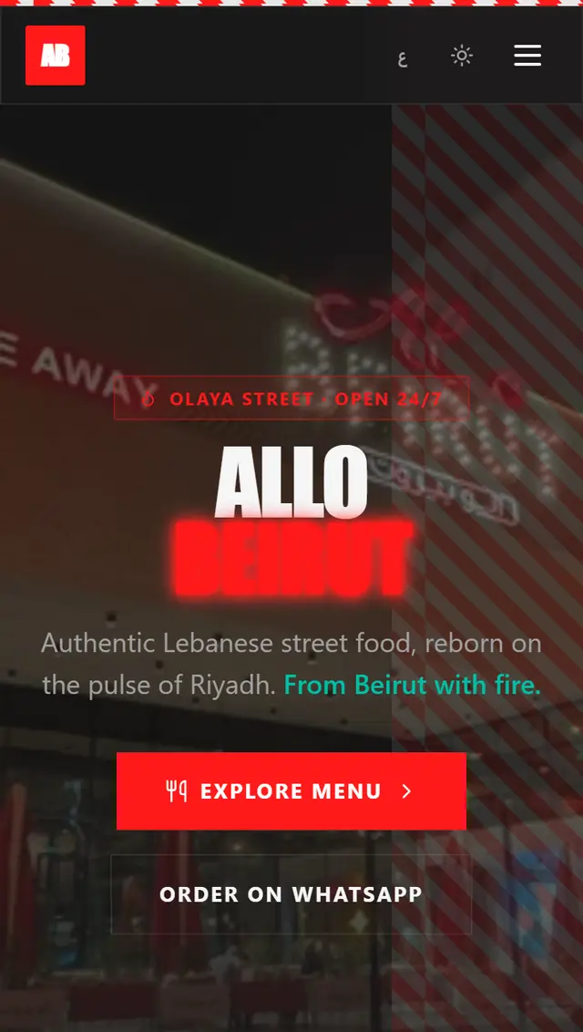 Studio concept for a restaurant